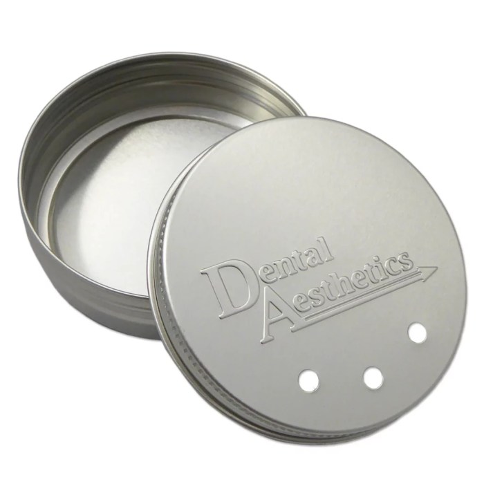 Retainer Case ~ Metal - Dental Aesthetics